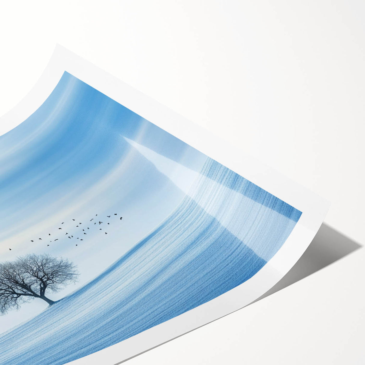 Winter Serenity Tree – Tranquil Landscape & Nature Art Prints