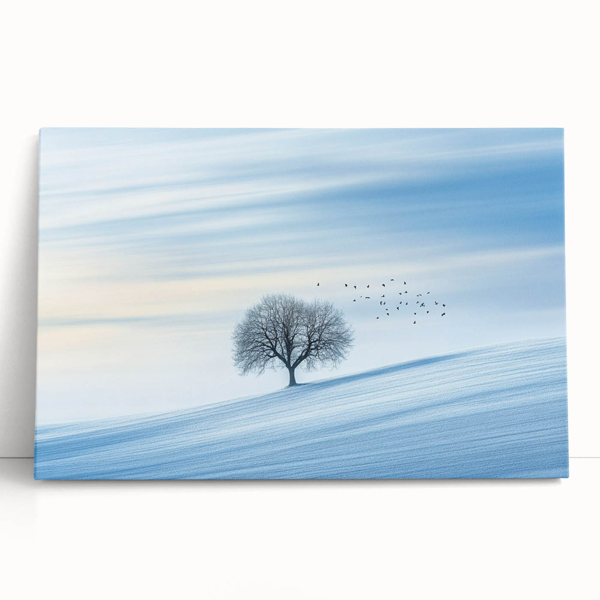 Winter Serenity Tree – Tranquil Landscape & Nature Art Prints
