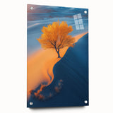 Golden Dune Tree – Dramatic Desert Landscape & Nature Art Prints
