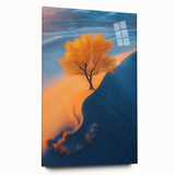 Golden Dune Tree – Dramatic Desert Landscape & Nature Art Prints