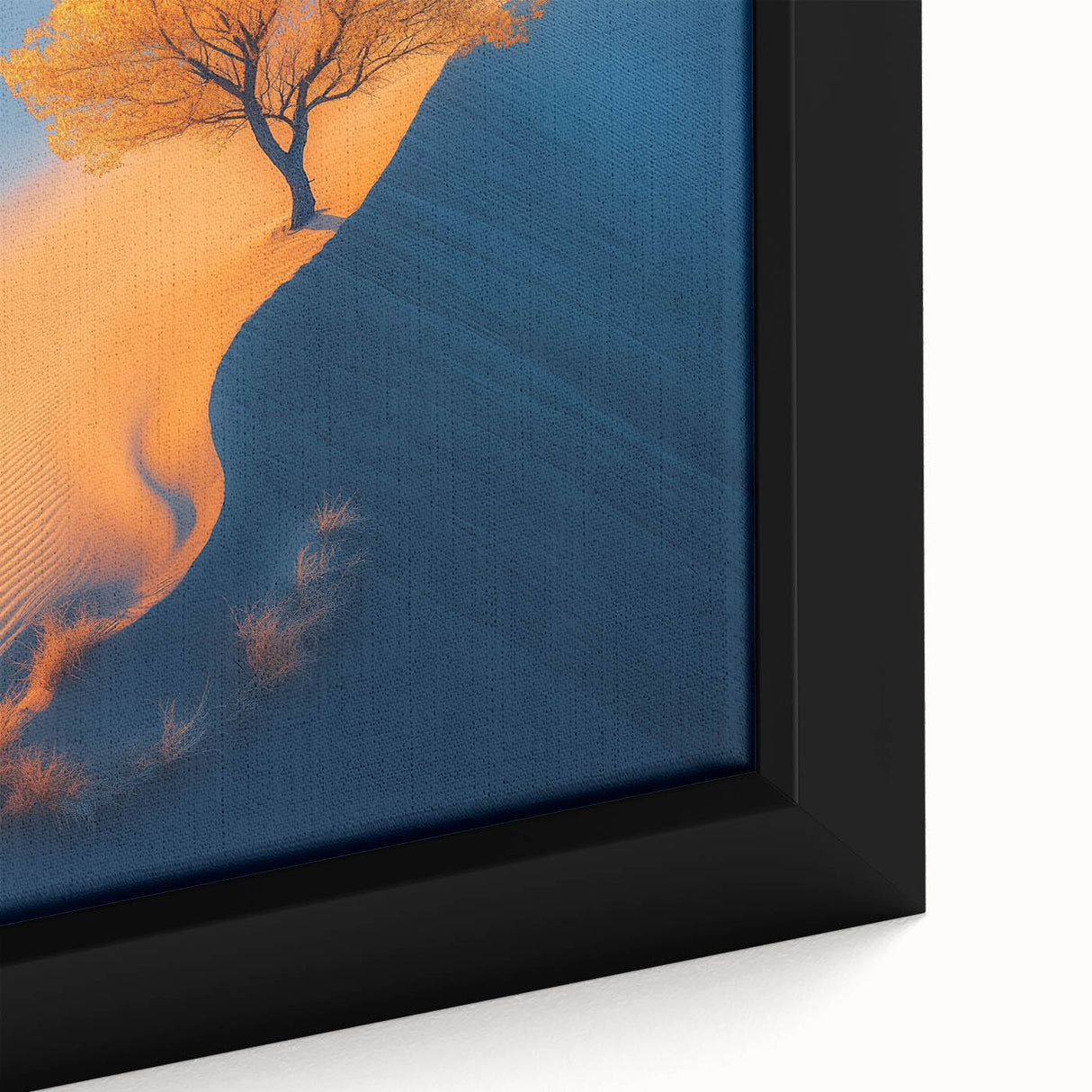 Golden Dune Tree – Dramatic Desert Landscape & Nature Art Prints