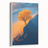 Golden Dune Tree – Dramatic Desert Landscape & Nature Art Prints