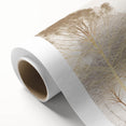 Minimalist Mountain Wall Art – Textured Golden Forest in Haze