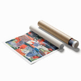 Large Abstract Wall Art – Vibrant Contemporary Canvas Painting