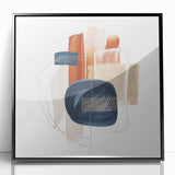 Modern Geometric Wall Decor – Abstract Minimalist Canvas Art Print