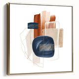 Modern Geometric Wall Decor – Abstract Minimalist Canvas Art Print