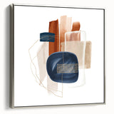 Modern Geometric Wall Decor – Abstract Minimalist Canvas Art Print