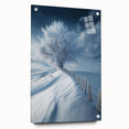 Frozen Serenity Tree – Winter Landscape & Nature Art Prints