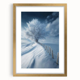 Frozen Serenity Tree – Winter Landscape & Nature Art Prints