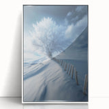 Frozen Serenity Tree – Winter Landscape & Nature Art Prints