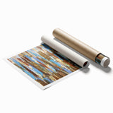 Calming Landscape Acrylic Prints – Rustic Abstract Wall Art