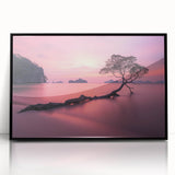 Tranquil Sunset Tree – Coastal Landscape & Nature Art Prints