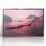 Tranquil Sunset Tree – Coastal Landscape & Nature Art Prints
