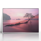Tranquil Sunset Tree – Coastal Landscape & Nature Art Prints