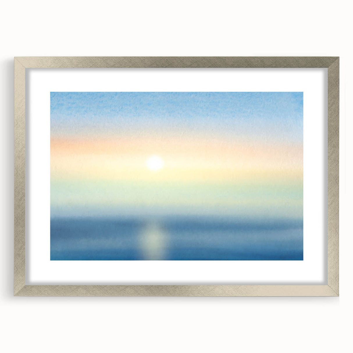 Black and White Minimalist Landscapes – Soft Coastal Horizon Glow