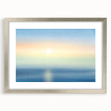 Black and White Minimalist Landscapes – Soft Coastal Horizon Glow