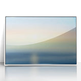 Black and White Minimalist Landscapes – Soft Coastal Horizon Glow