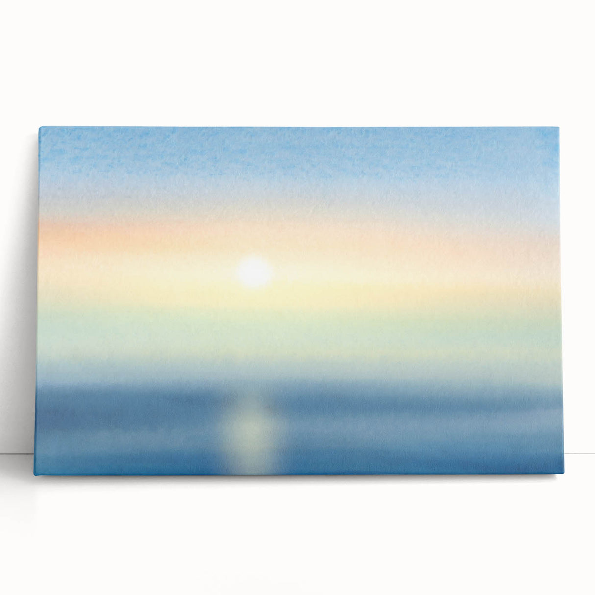 Black and White Minimalist Landscapes – Soft Coastal Horizon Glow