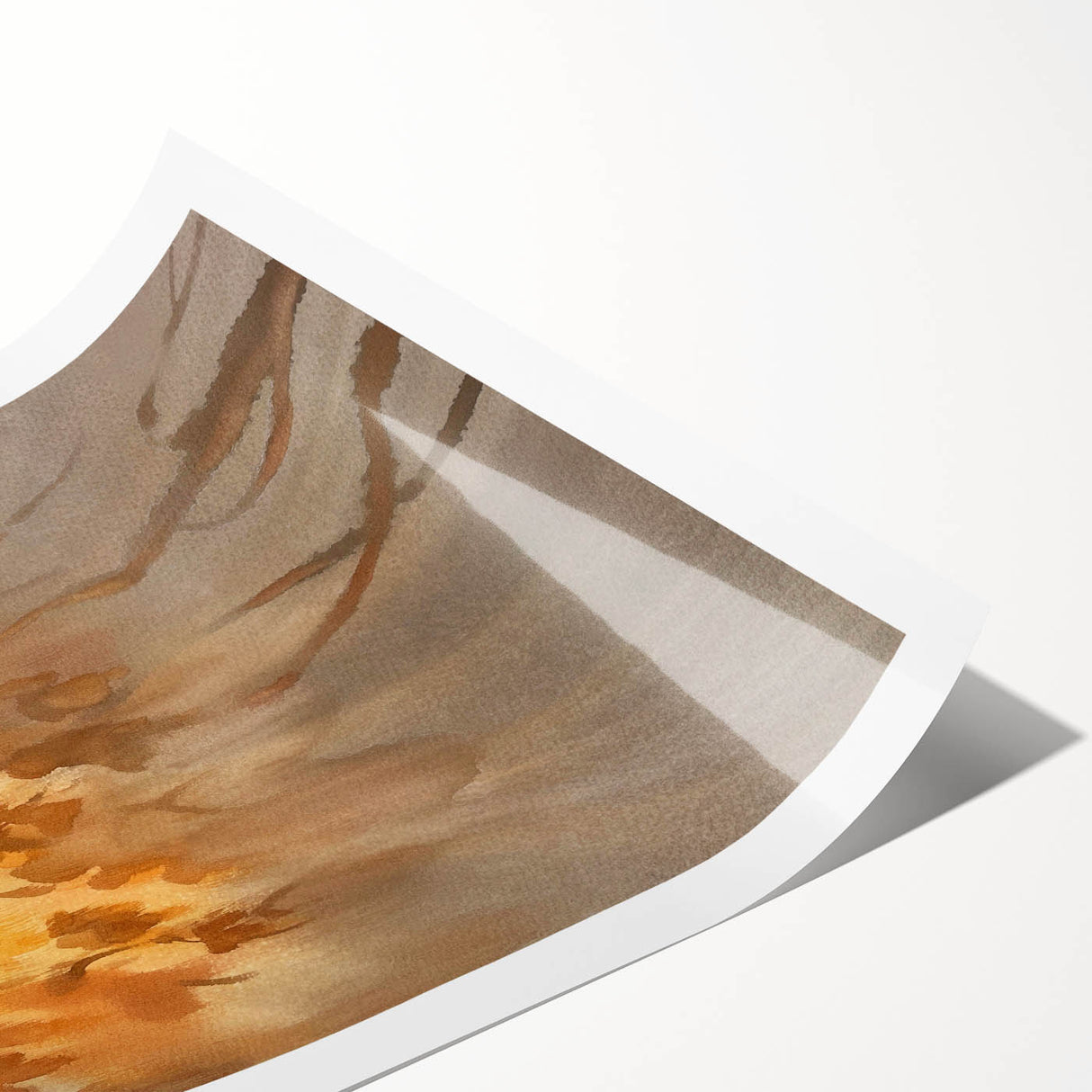 Serene Sunset Wall Art – Peaceful Countryside Prints for Decor