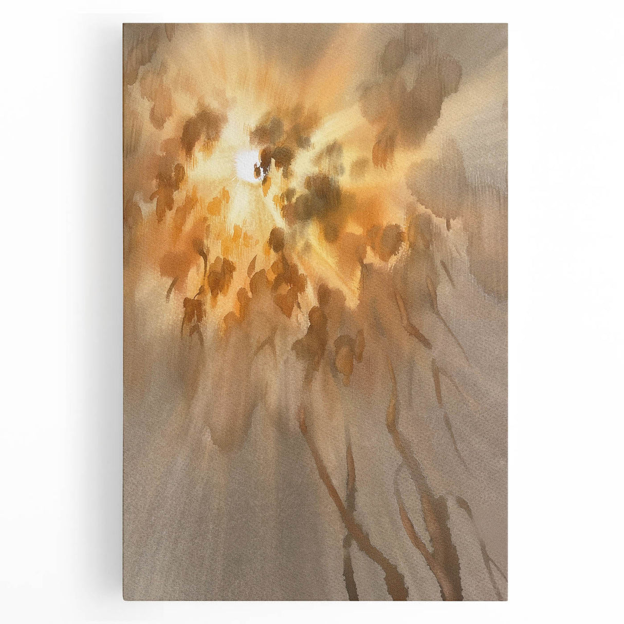 Serene Sunset Wall Art – Peaceful Countryside Prints for Decor