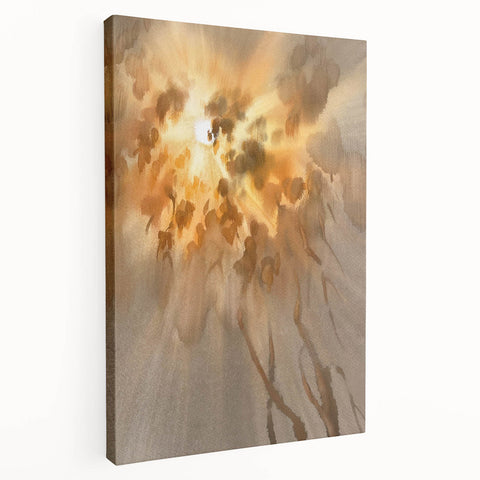 Serene Sunset Wall Art – Peaceful Countryside Prints for Decor