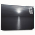 Modern Minimalist Landscape Prints – Monochrome Ocean Horizon