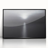 Modern Minimalist Landscape Prints – Monochrome Ocean Horizon