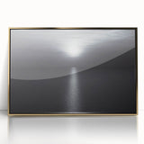 Modern Minimalist Landscape Prints – Monochrome Ocean Horizon
