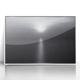 Modern Minimalist Landscape Prints – Monochrome Ocean Horizon
