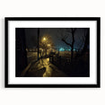 Urban Skyline Canvas Prints - Golden City Night Photography