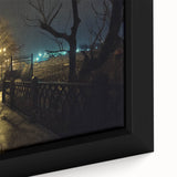 Urban Skyline Canvas Prints - Golden City Night Photography