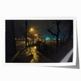 Urban Skyline Canvas Prints - Golden City Night Photography