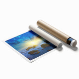 Serene Sunset Wall Art – Tranquil Nature Canvas Prints