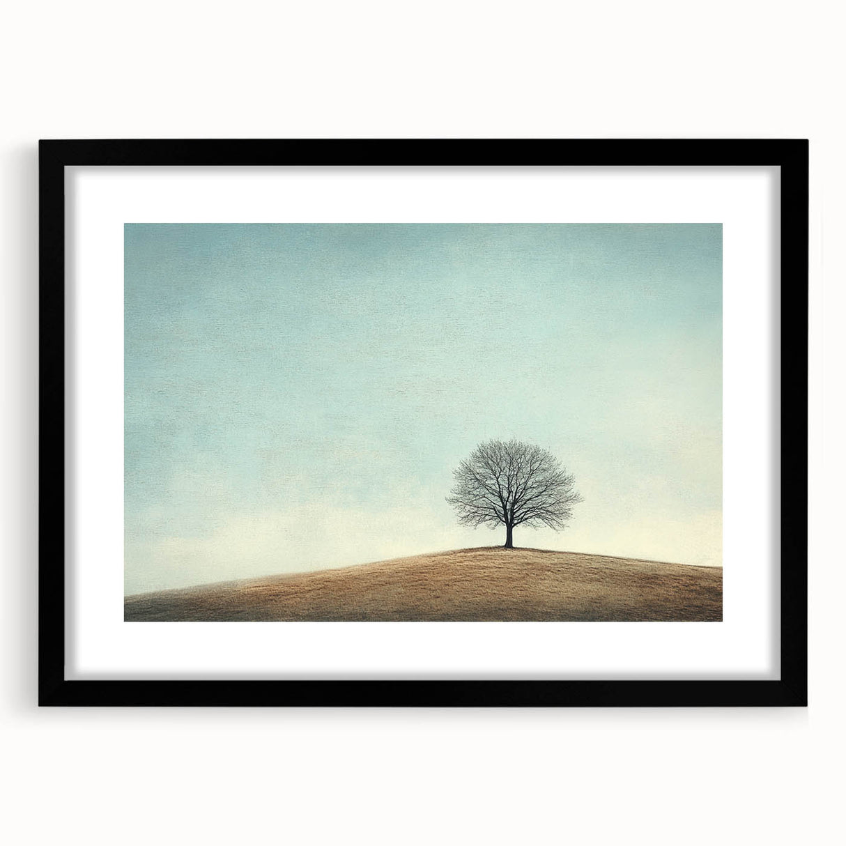 Solitary Tree on Hill - Fine Art Photography Canvas Prints
