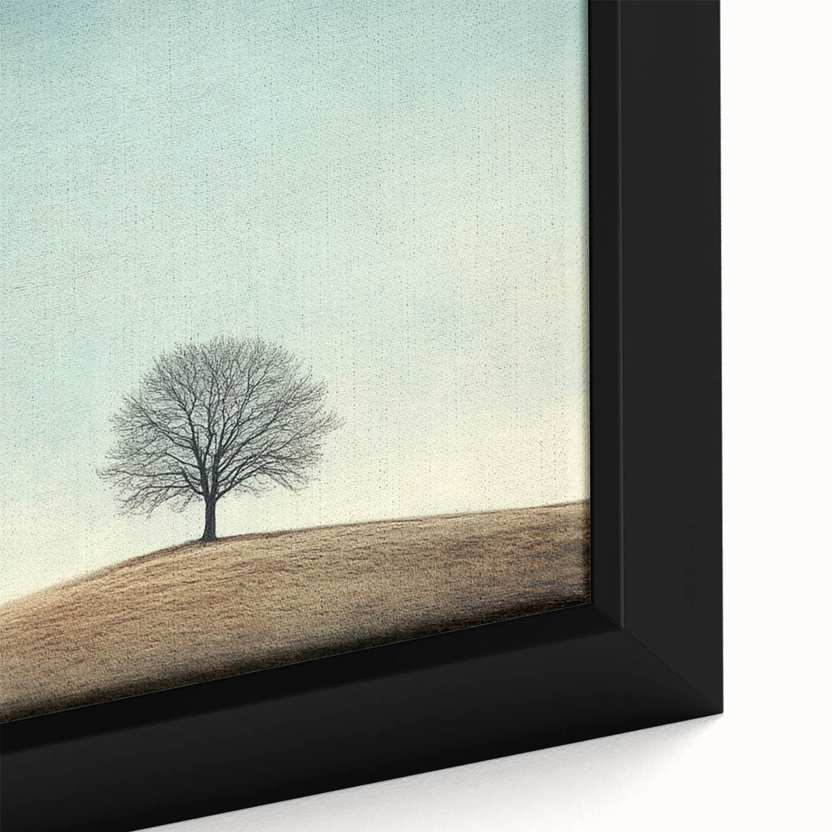 Solitary Tree on Hill - Fine Art Photography Canvas Prints