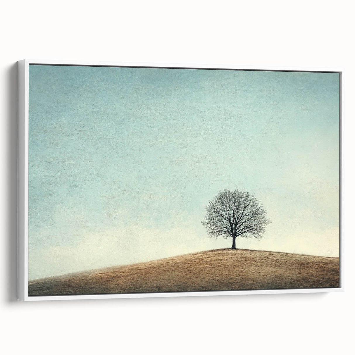 Solitary Tree on Hill - Fine Art Photography Canvas Prints