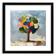 Abstract Colorful Tree – Vibrant Botanical Art Print