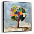 Abstract Colorful Tree – Vibrant Botanical Art Print