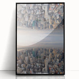 Metropolitan Photography Art - Surreal City Skyline Print