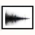 Black and White Abstract Landscape Art - Modern Minimalist Print