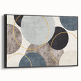 Minimalist Earthen Harmony Abstract  - Wall Art in Neutral Tones
