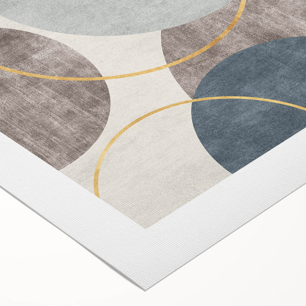 Minimalist Earthen Harmony Abstract  - Wall Art in Neutral Tones