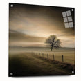 Misty Countryside Tree - Fine Art Photography Framed Prints
