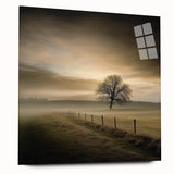 Misty Countryside Tree - Fine Art Photography Framed Prints