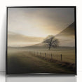 Misty Countryside Tree - Fine Art Photography Framed Prints