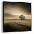 Misty Countryside Tree - Fine Art Photography Framed Prints