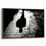 Modern Urban Landscape Art - Dramatic City Silhouette Print