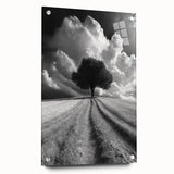 Dramatic Lone Tree - Fine Art Photography Metal Prints