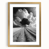 Dramatic Lone Tree - Fine Art Photography Metal Prints