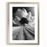 Dramatic Lone Tree - Fine Art Photography Metal Prints
